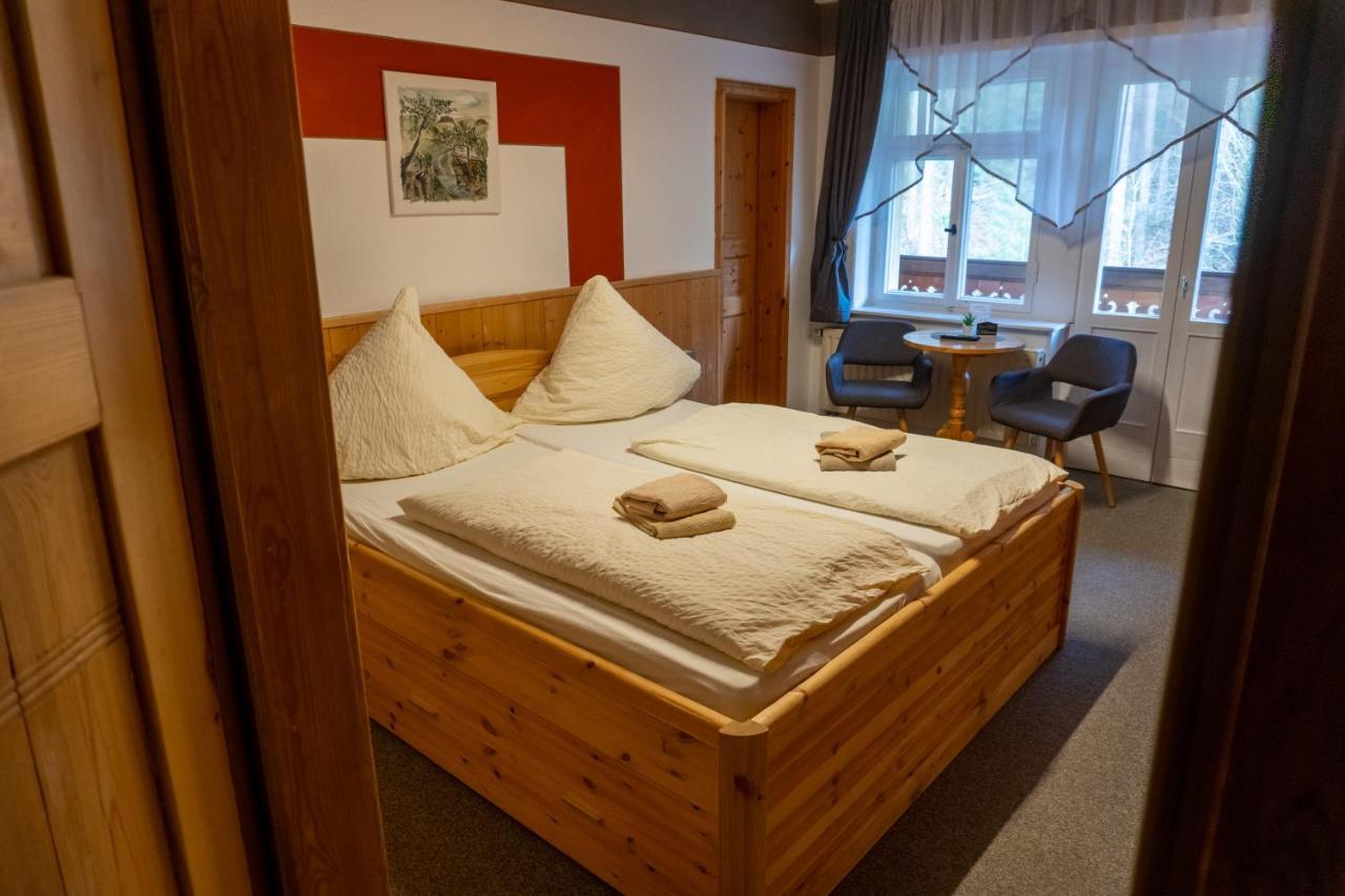 Pension Schrammsteinbaude Bad Schandau Exteriör bild